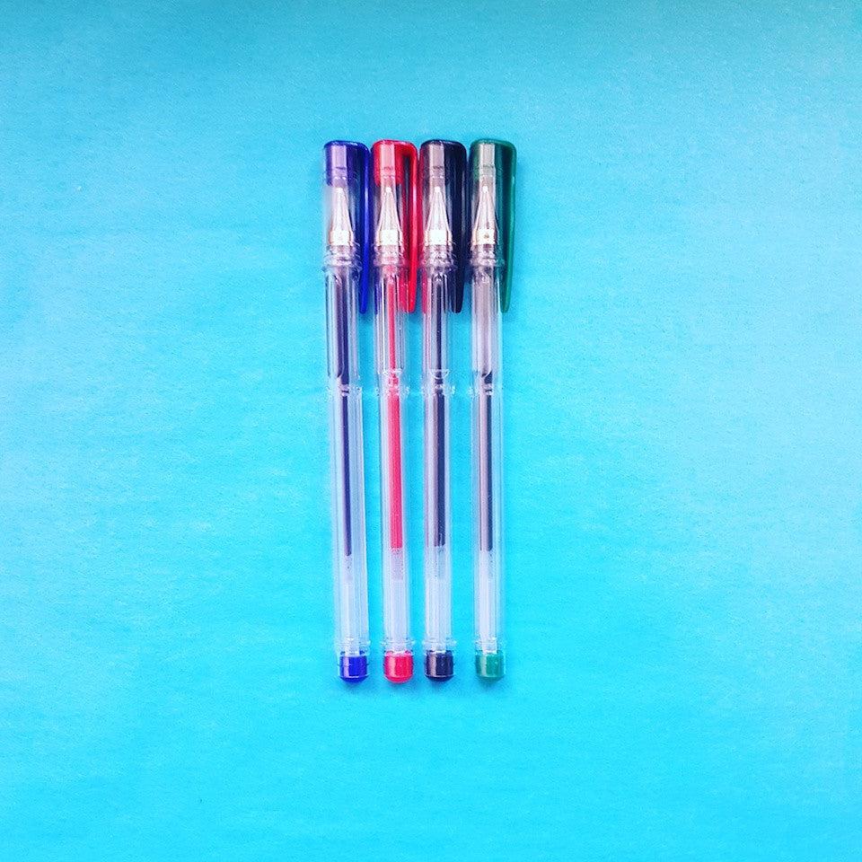 Coloured Pens - Blue Bowl
