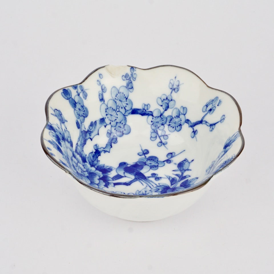 Flower Bowl - Blue Bowl