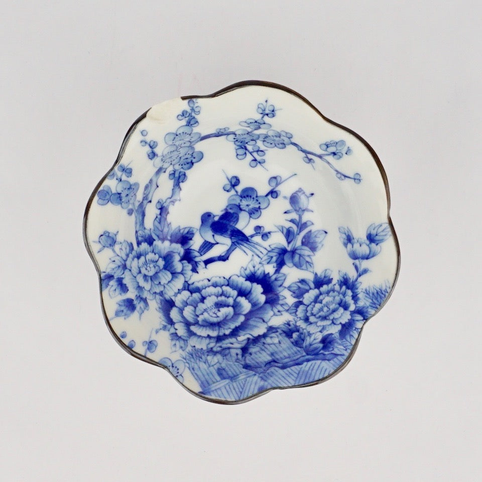 Flower Bowl - Blue Bowl