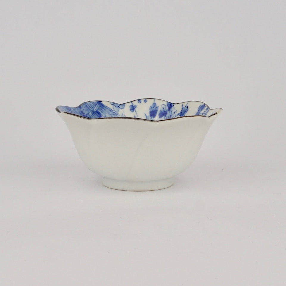 Flower Bowl - Blue Bowl