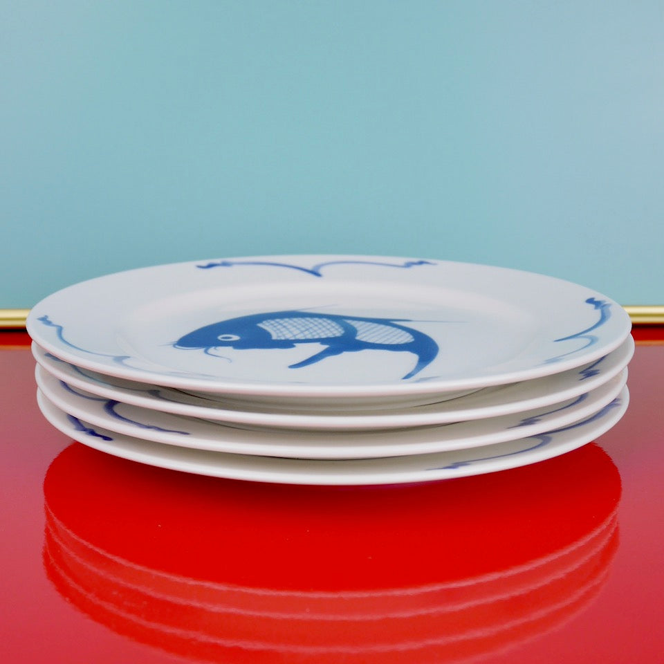 Fish Side Plate - Blue Bowl