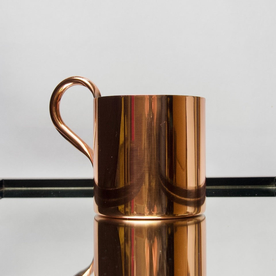 Copper Mug - Blue Bowl