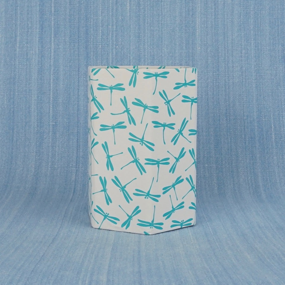 Dragonfly Pen Pot - Blue Bowl