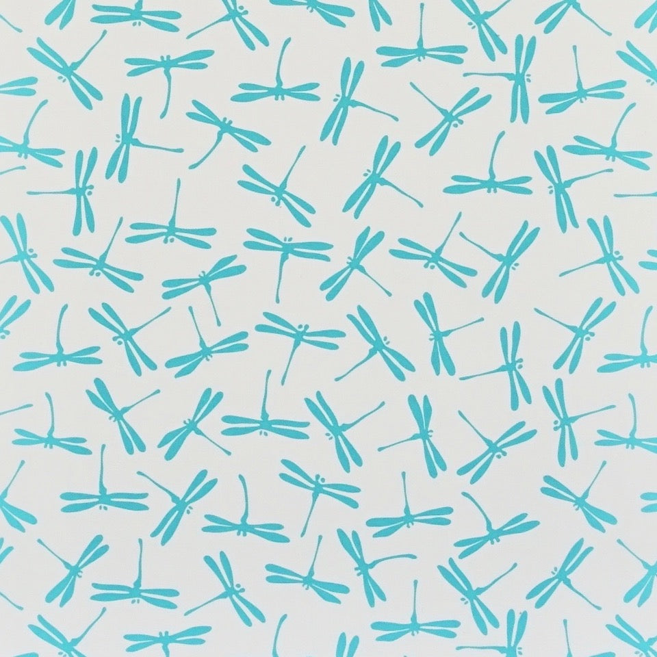 Dragonfly Wrapping Paper - Blue Bowl