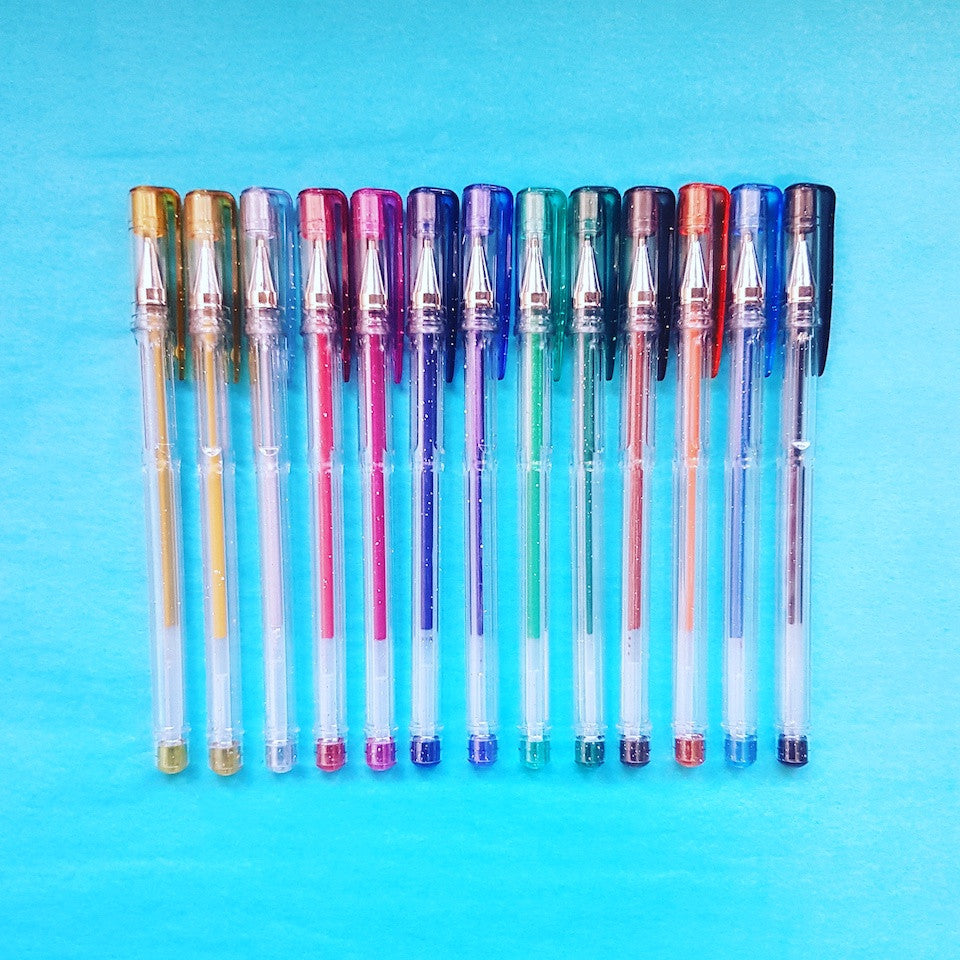 Coloured Pens - Blue Bowl