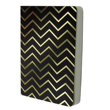 Golden Mini Notebook Gold Notebook | Blue Bowl