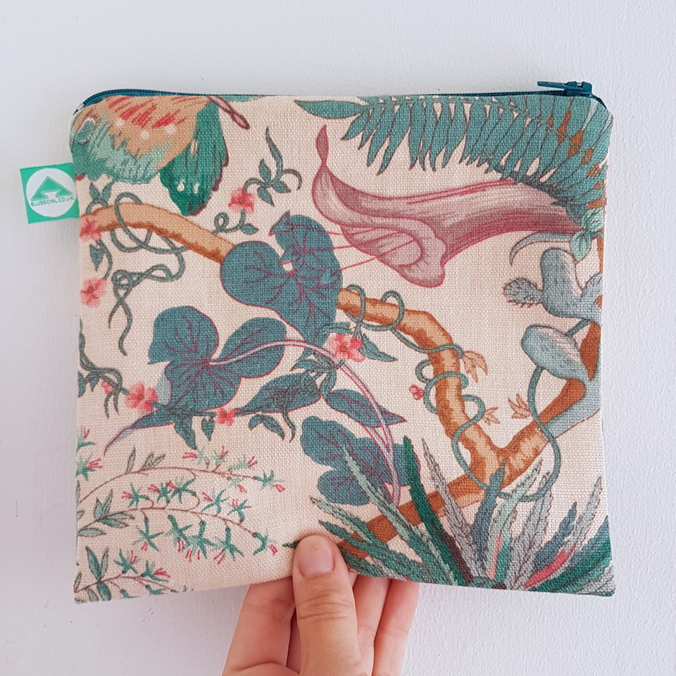 Jungle Zip Bag - Blue Bowl