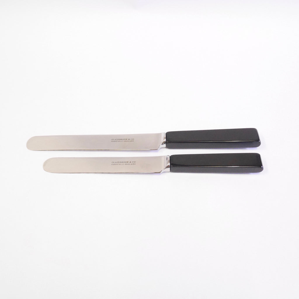 Bone Handled Knives - Blue Bowl