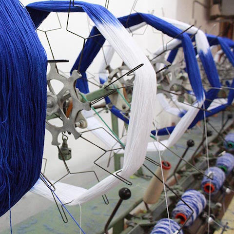 Stripes by the metre - Blue Bowl