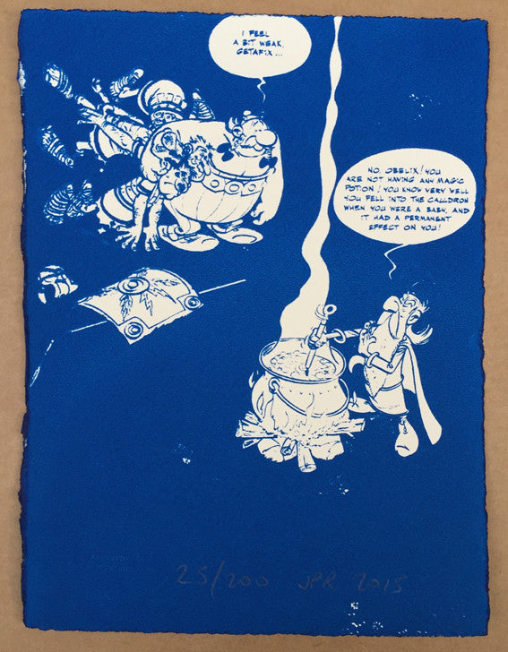 Asterix Prints - Blue Bowl