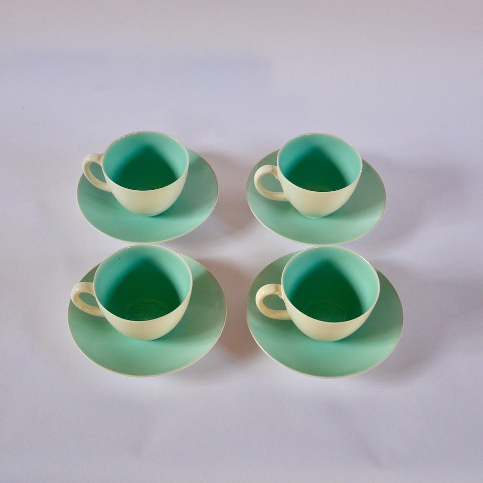 Vintage Tea Set - Blue Bowl