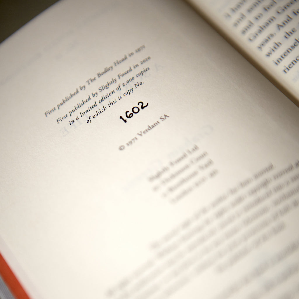 Limited Edition Book - Blue Bowl