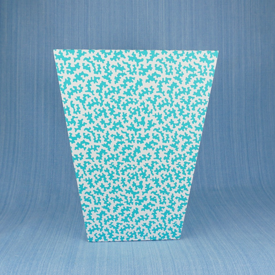 Squiggle Waste Paper Bin - Blue Bowl