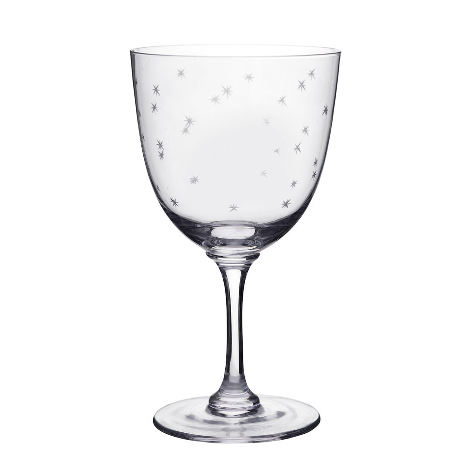 Wine Glasses - Blue Bowl