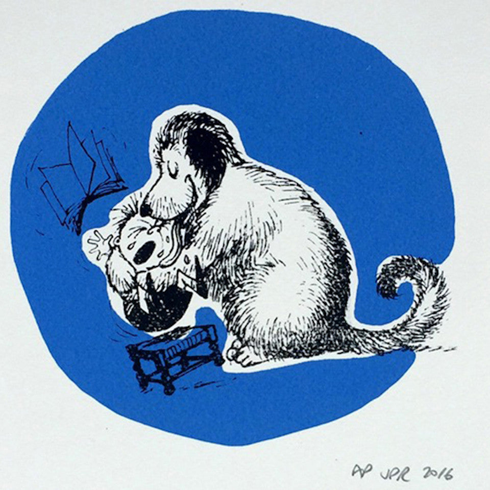 Thelwell Screenprints - Blue Bowl