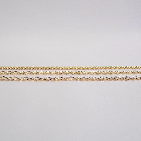 Gold Charm Bracelet - Blue Bowl