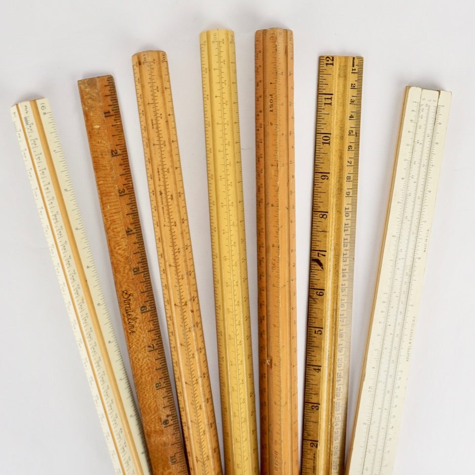 Strateline Ruler Vintage Rulers | Blue Bowl