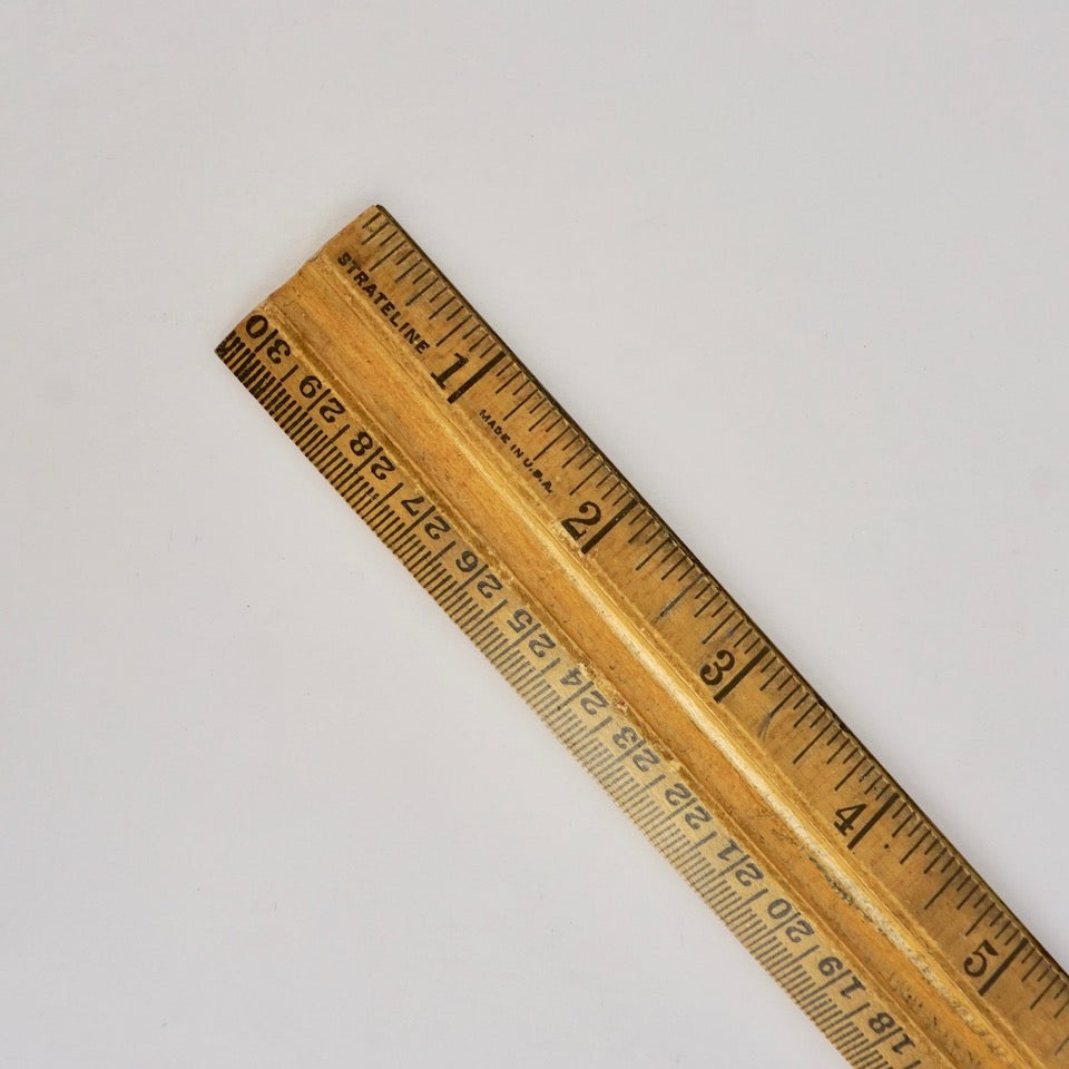 Strateline Ruler Vintage Rulers | Blue Bowl
