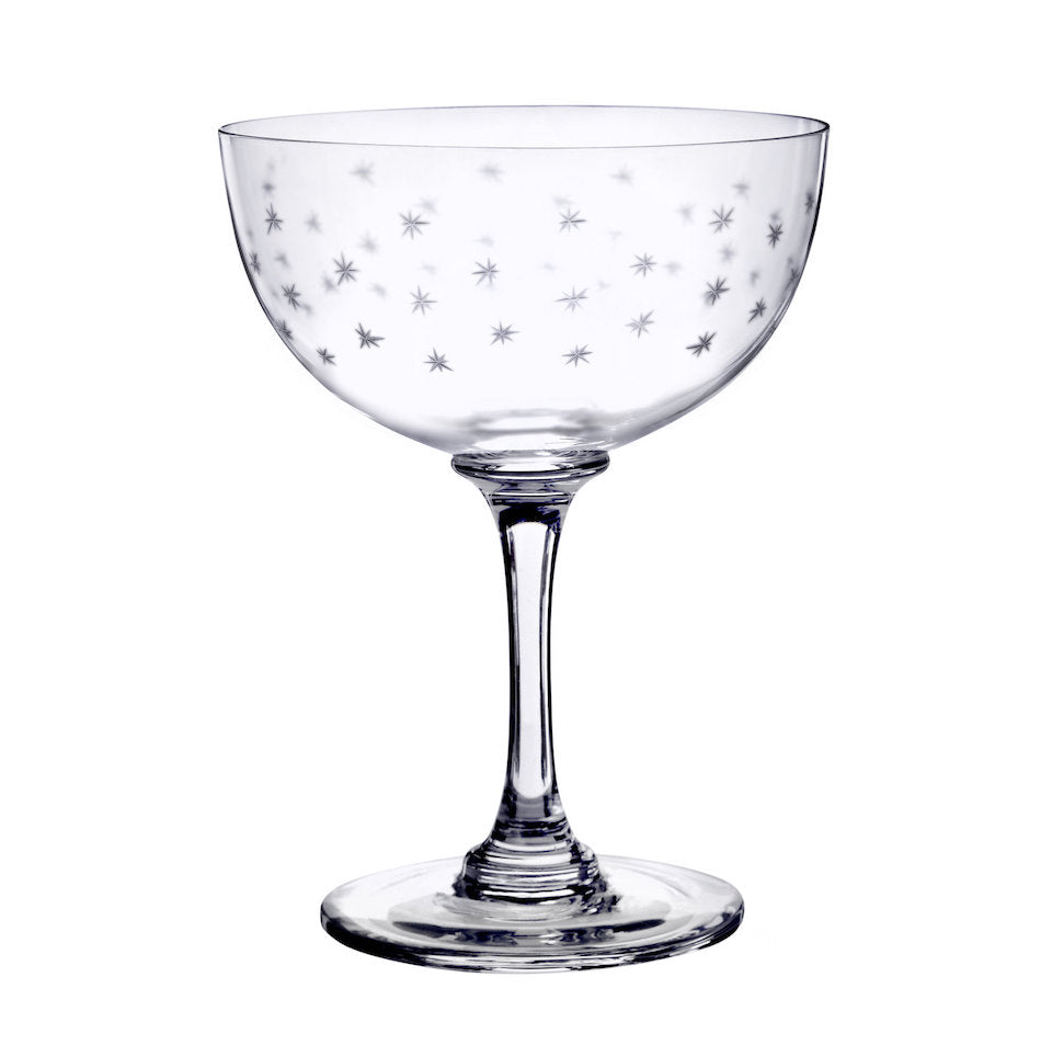Champagne Glasses - Blue Bowl