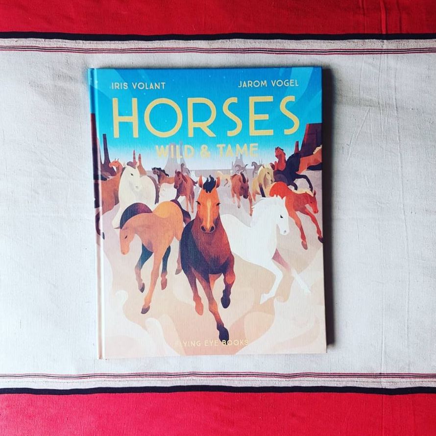 Horses Wild & Tame by Iris Volant - Blue Bowl